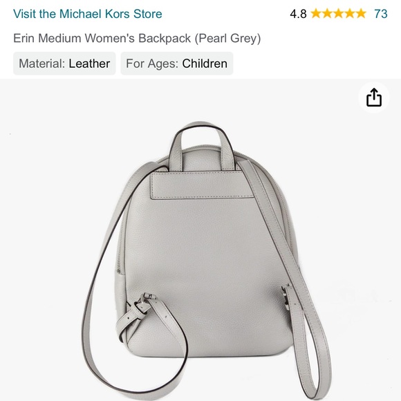 Nwt MK Erin MD backpack - Picture 5 of 6